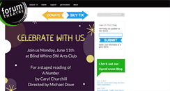 Desktop Screenshot of forum-theatre.org